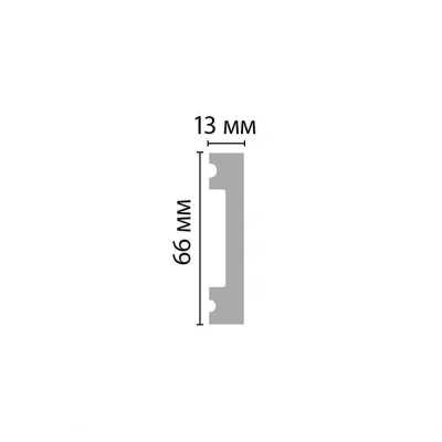Плинтус Плинтус напольный DECOMASTER D157-1633 ДМ (66*13*2900мм) – цена, описание и отзывы — фото