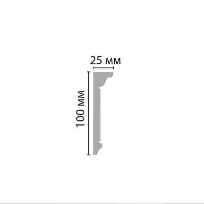 Молдинг Молдинг гладкий DECOMASTER D227-115 ДМ (100*25*2000мм) – цена, описание и отзывы — фото