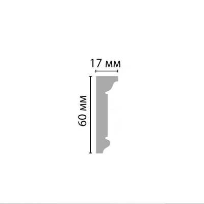 Молдинг Молдинг гладкий DECOMASTER D228-115 ДМ (60*17*2000мм) – цена, описание и отзывы — фото