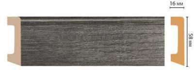 Плинтус Плинтус напольный DECOMASTER D234-87ДМ (58*16*2400 мм) – цена, описание и отзывы — фото