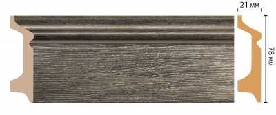 Плинтус Плинтус напольный DECOMASTER D122-86 (78*21*2400мм) – цена, описание и отзывы — фото